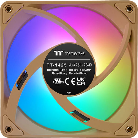 Thermaltake CT140 Ex Case Fans (1800rpm / 90.3cfm) with ARGB Lighting 3pcs Gravel Sand