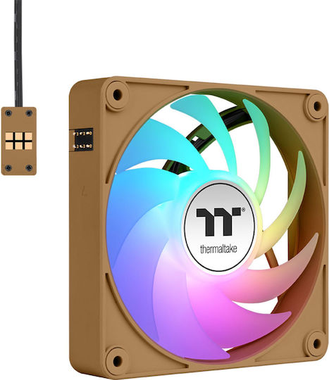 Thermaltake CT140 Ex Case Fans (1800rpm / 90.3cfm) with ARGB Lighting 3pcs Gravel Sand