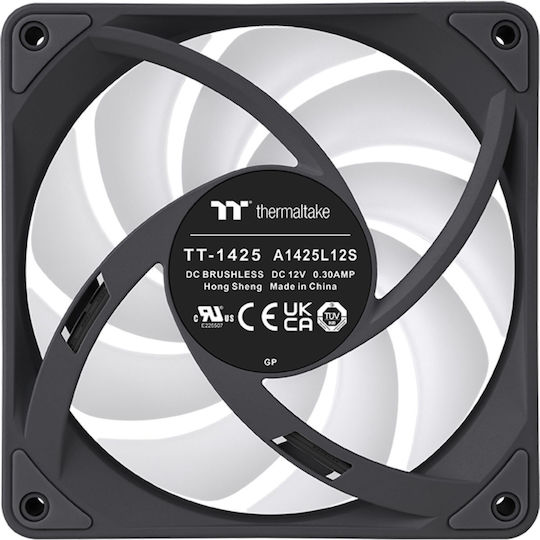Thermaltake CT140 EX Reverse Blade Case Fan (1800rpm / 94.95cfm) with ARGB Lighting and 3-Pin / 4-Pin PWM Connection 3pcs