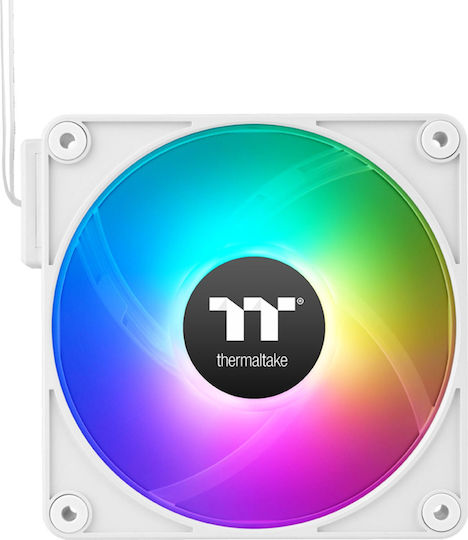 Thermaltake CT140 EX Reverse Blade Case Fan (1800rpm / 94.95cfm) με ARGB Φωτισμό και Σύνδεση 3-Pin / 4-Pin PWM 3τμχ Λευκό