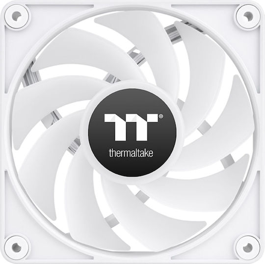 Thermaltake CT140 EX Reverse Blade Case Fan (1800rpm / 94.95cfm) με ARGB Φωτισμό και Σύνδεση 3-Pin / 4-Pin PWM 3τμχ Λευκό