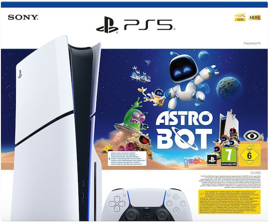 Sony PlayStation 5 Slim 1TB Astro Bot (Voucher) (Official Bundle)