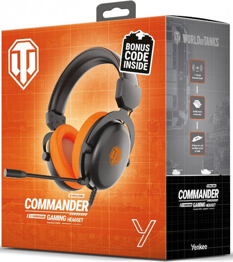Yenkee World Of Tanks On Ear Gaming Headset με σύνδεση USB Limited Edition