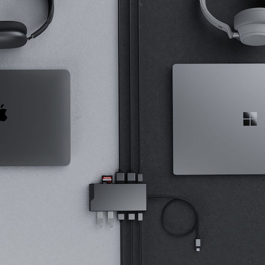 Alogic USB-C Docking Station με HDMI Ethernet και σύνδεση 3 Οθονών Ασημί (DUCDDV3)