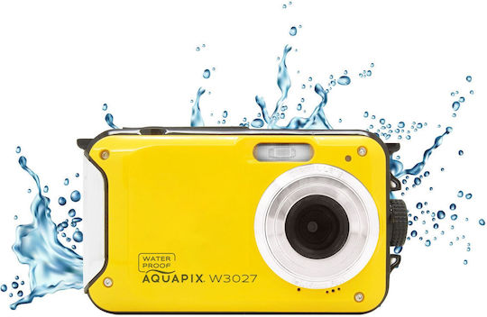 EasyPix W3027 Kompaktkamera 5MP Optischer Zoom 4x Gelb