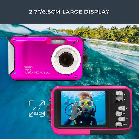 EasyPix W3027 Kompaktkamera 5MP Optischer Zoom 4x Lila