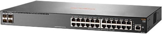 HP Aruba 2930F 24G 4SFP Managed L3 Switch με 24 Θύρες Gigabit (1Gbps) Ethernet και 4 SFP Θύρες