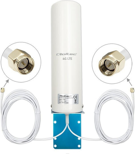Qoltec 57044 Εξωτερική Κεραία 4G Πανκατευθυντική 5dBi με σύνδεση SMA