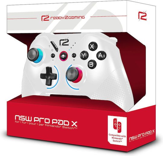 Nintendo ready2gaming Nintendo Switch Mario + Rabbids Sparks of Hope + Wireless Pro Pad X Gamepad for Switch White
