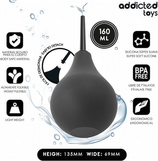Addicted Toys Anal Shower Medium Black