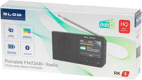 Blow RK3 Tragbares Radio mit USB Schwarz
