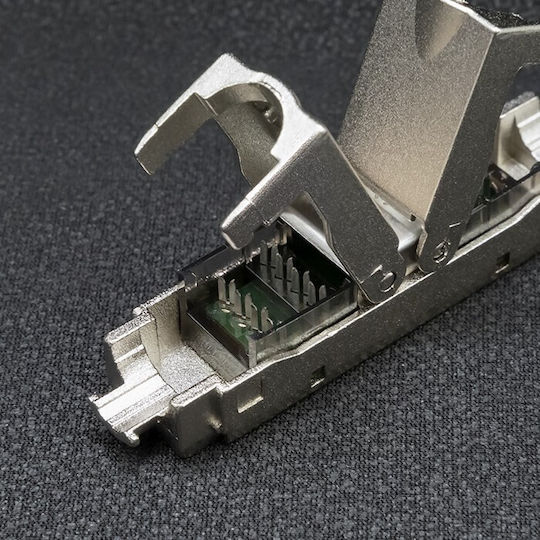 Qoltec Βύσμα Qoltec Rj45 Χωρίς Εργαλεία Stp Cat6a Jack Pin T568b T568a