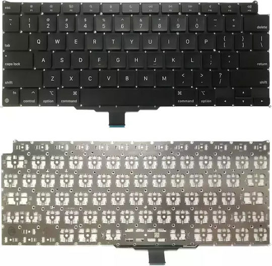 Laptop Keyboard Apple MacBook Air 13 M1 A2337 A2179 2020 US Black Horizontal Enter