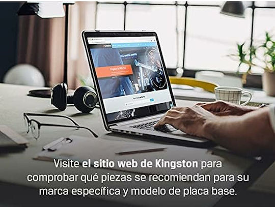Kingston ValueRAM DDR4 με Module 1x16GB και Ταχύτητα 3200 για Desktop