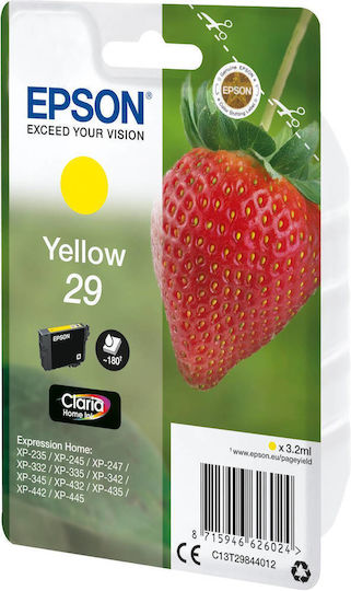 Epson 29 Original InkJet Druckerpatrone Gelb (C13T29844010 C13T29844012)