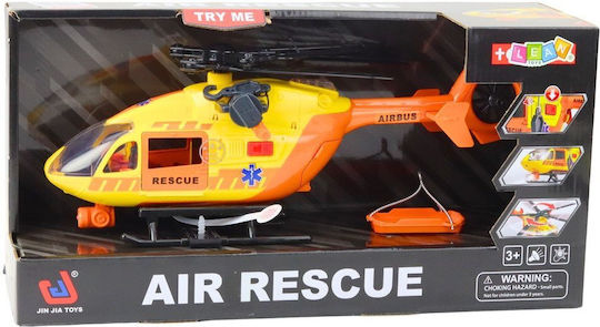 Lean Toys Rescue Remote Controlled Helicopter Orange