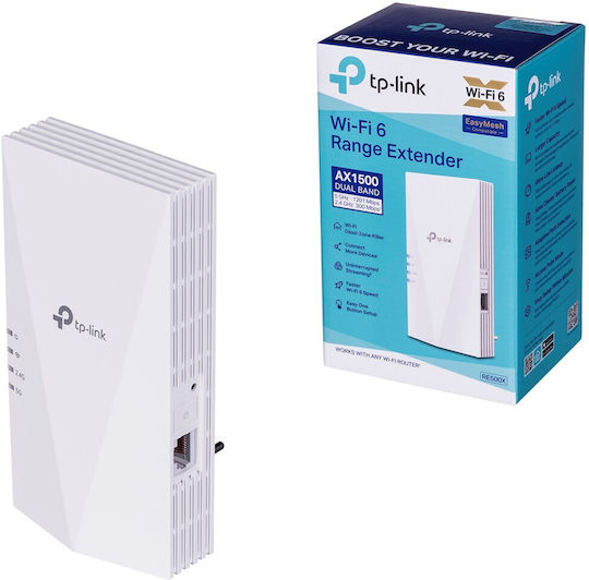 TP-LINK RE500X v1 Mesh WiFi Extender Dual Band (2.4 & 5GHz) 1500Mbps