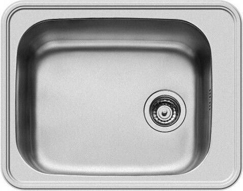 Pyramis Space Plus 1B Ένθετος Νεροχύτης Inox Σατινέ Μ61xΠ48cm Ασημί
