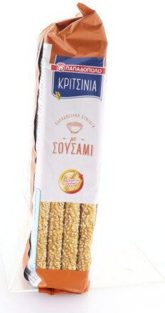 Παπαδοπούλου Κριτσίνια Κριθαριού Σουσάμι 130gr