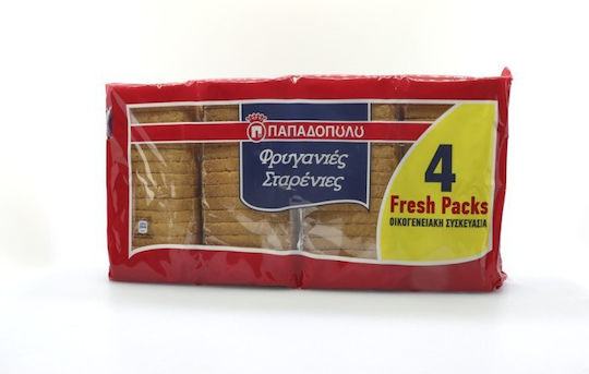 Papadopoulou Wheat Rusks 4x127g 1-53030