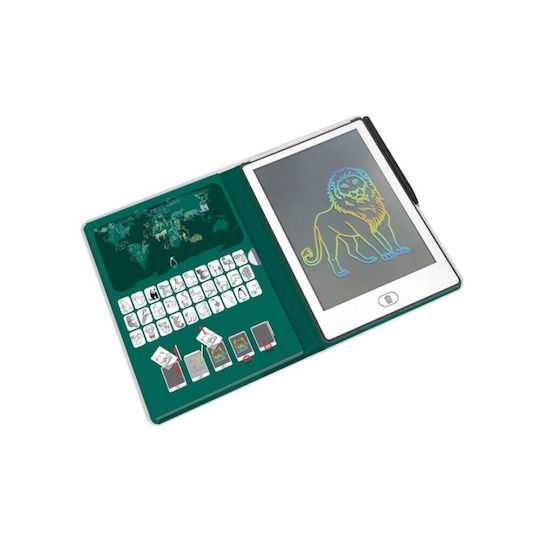 Kidywolf Kids Drawing Tablet LCD Screen 30 Cards Animals Around World