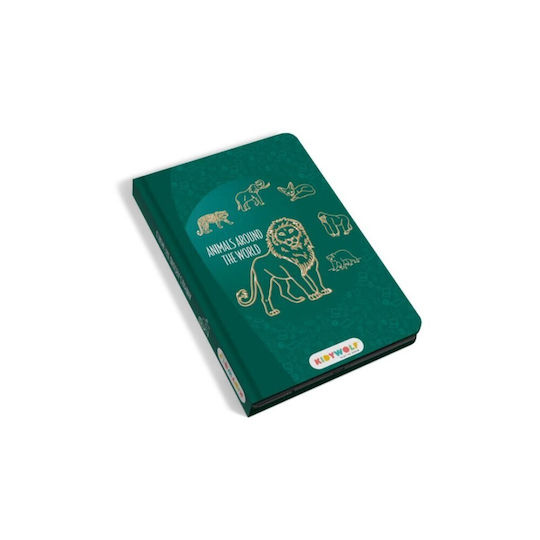 Kidywolf Kids Drawing Tablet LCD Screen 30 Cards Animals Around World