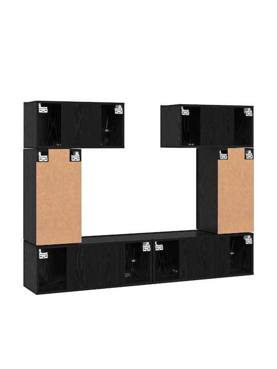 Животно помещение ТВ единица Black Oak Д80xШ30xВ30бр