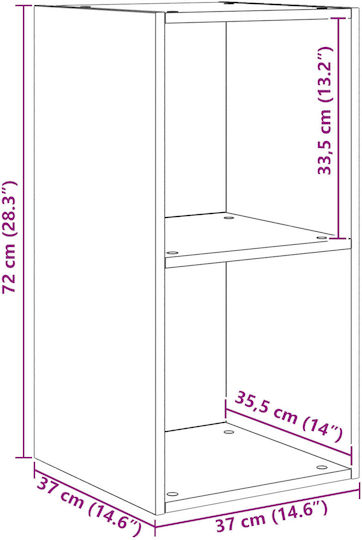 Животно помещение ТВ единица Old Wood Д37xШ37xВ142.5бр