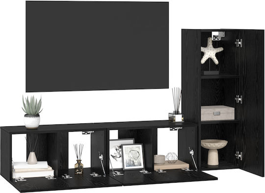 Животно помещение ТВ единица Black Oak Д150.5xШ30xВ90бр