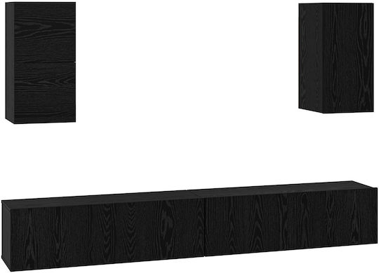 Животно помещение ТВ единица Black Oak Д100xШ30xВ30бр