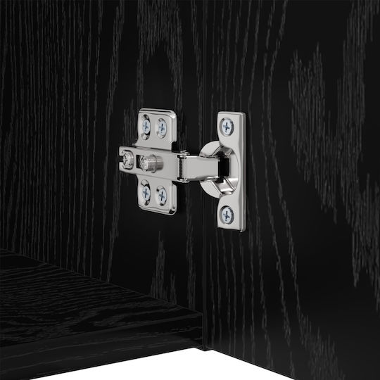 Животно помещение ТВ единица Black Oak Д100xШ30xВ30бр