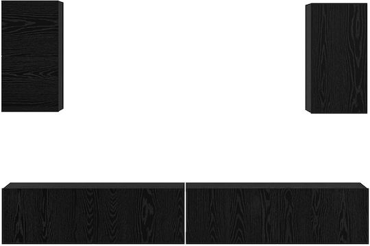 Животно помещение ТВ единица Black Oak Д100xШ30xВ30бр
