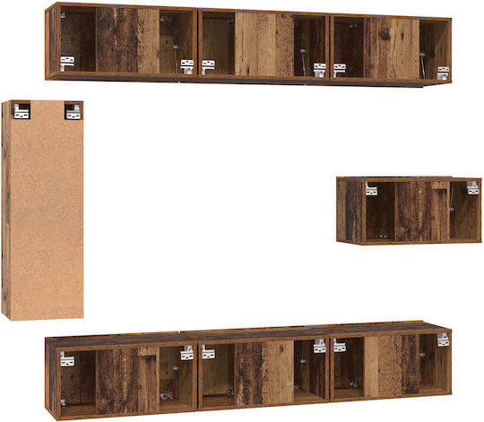 Животно помещение ТВ единица Old Wood Д30.5xШ30xВ90бр