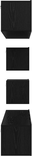 Животно помещение ТВ единица Black Beech Д80xШ30xВ30.5бр