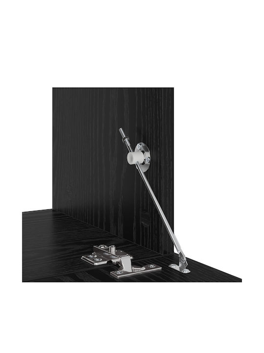 Wohnzimmer TV-Einheit Black Oak L80xB30xH30.5cm