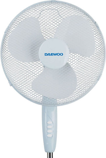 Daewoo DaeWoo Pedestal Fan 50W 40cm Diameter White