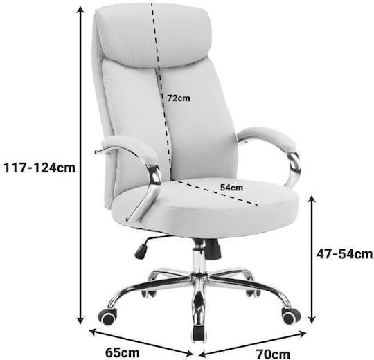 Pakketo Venza Bürostuhl mit Neigen und Einstellbaren Armen Beige