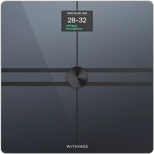 Withings Smart Bathroom Scale with Body Fat Counter Black 13700546708012