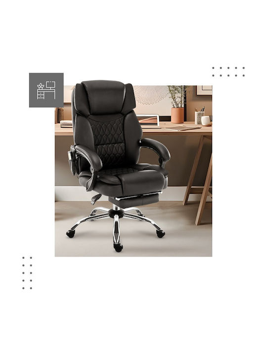 Stuhl Büro mit Armen Boss Schwarz Mark Adler
