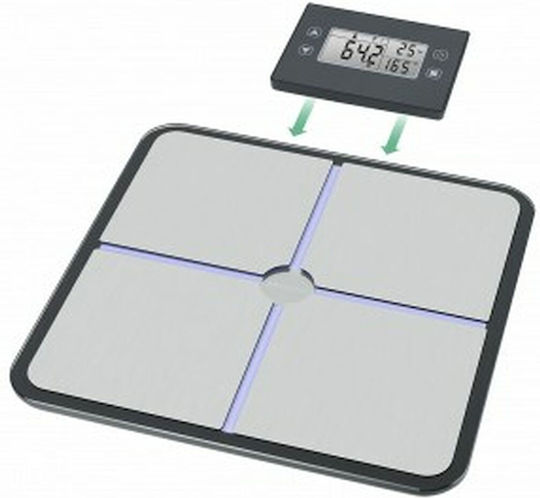 Medisana BS 460 Ψηφιακή Ζυγαριά 180kg με Λιπομετρητή Ασημί