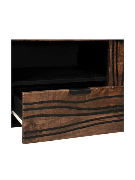 TV Stand Made of Solid Wood Brown M105xD33.5xH46cm