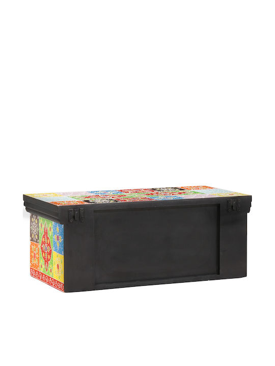 Έπιπλο Τηλεόρασης από Μασίφ Ξύλο Rough Mango Μ60xΠ30xΥ24cm