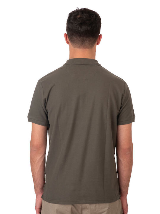 Polo Men's Short Sleeve Shirt Dark Green