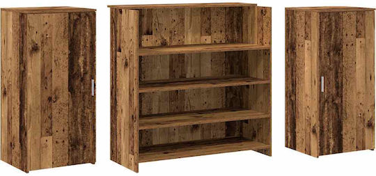 vidaXL Professionelles Büroempfang P200xB50xH103,5cm mit Schrank