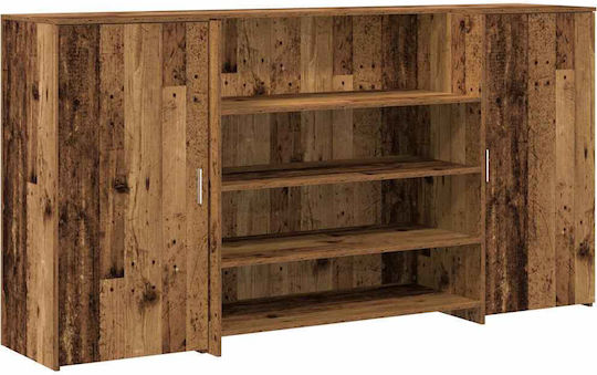 vidaXL Professionelles Büroempfang P200xB50xH103,5cm mit Schrank