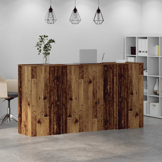 vidaXL Professionelles Büroempfang P200xB50xH103,5cm mit Schrank