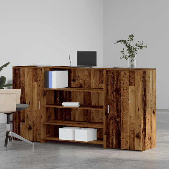 vidaXL Professionelles Büroempfang P200xB50xH103,5cm mit Schrank