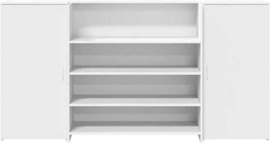 vidaXL Birou Receptie Profesional 200x50x103.5cm Cu Dulap