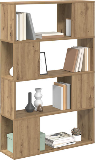 Библиотека Масивен Дъб 80x24x124см