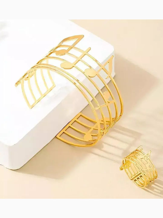 Set Rings Gold Plated